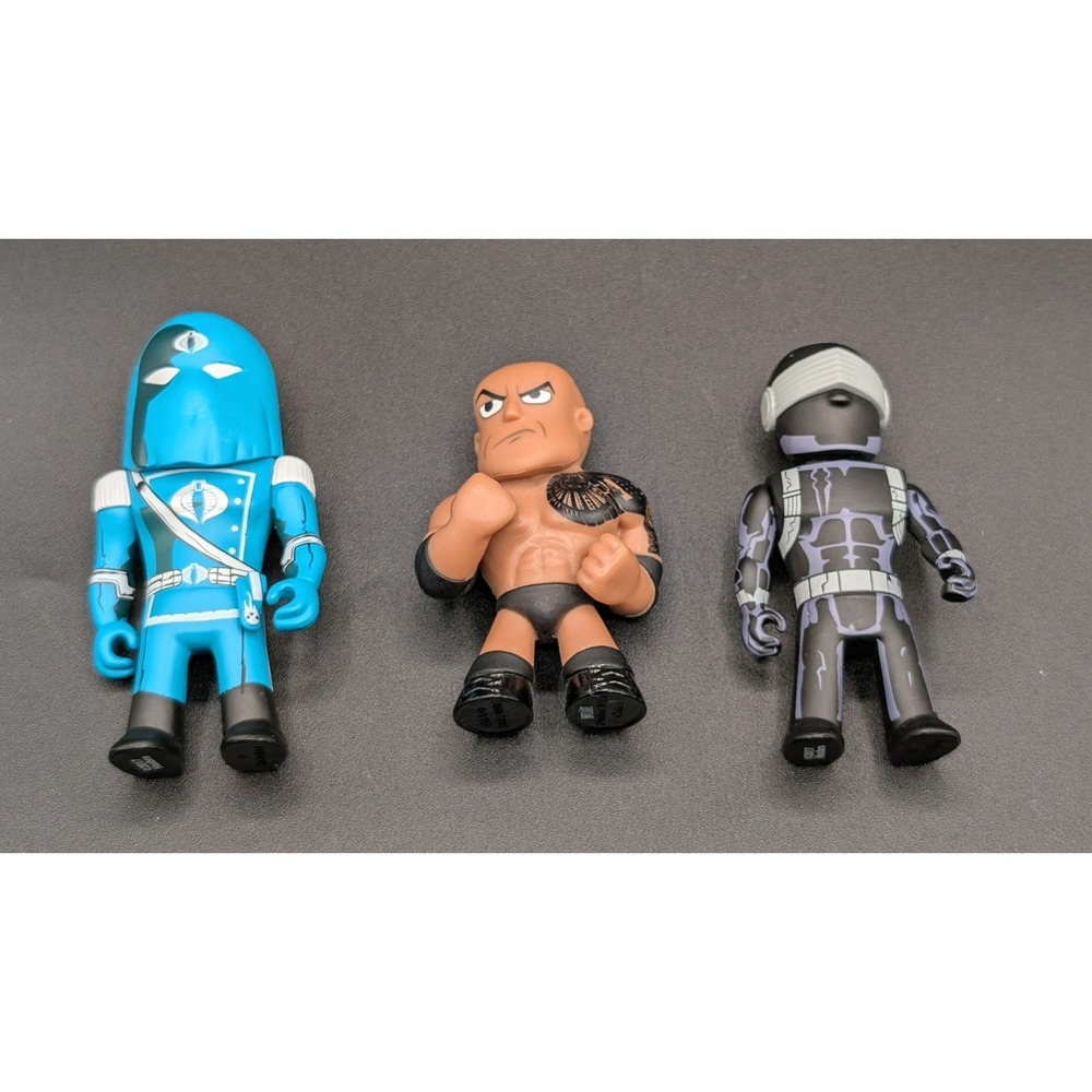 Kidrobot Transformers vs. G.I. Joe & Funko Mystery Mini Lot Of Three 2.5" Figure